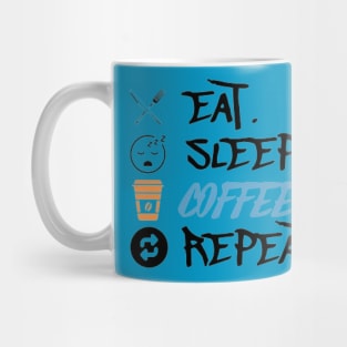 Eat Sleep Coffee Repeat Mug